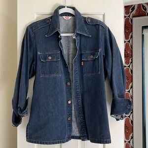 Vintage orange tab over-shirt/shacket